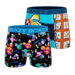 CRAZYBOXER Disney Donald Pop Art Men's Boxer Briefs(2 Pack)