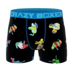 CRAZYBOXER Disney Classic Black Men's Boxer Briefs (5 Pack) 11 CRAZYBOXER Disney Classic Black Men's Boxer Briefs (5 Pack) -Crazy Boxer CBDIS0105X5A2 12