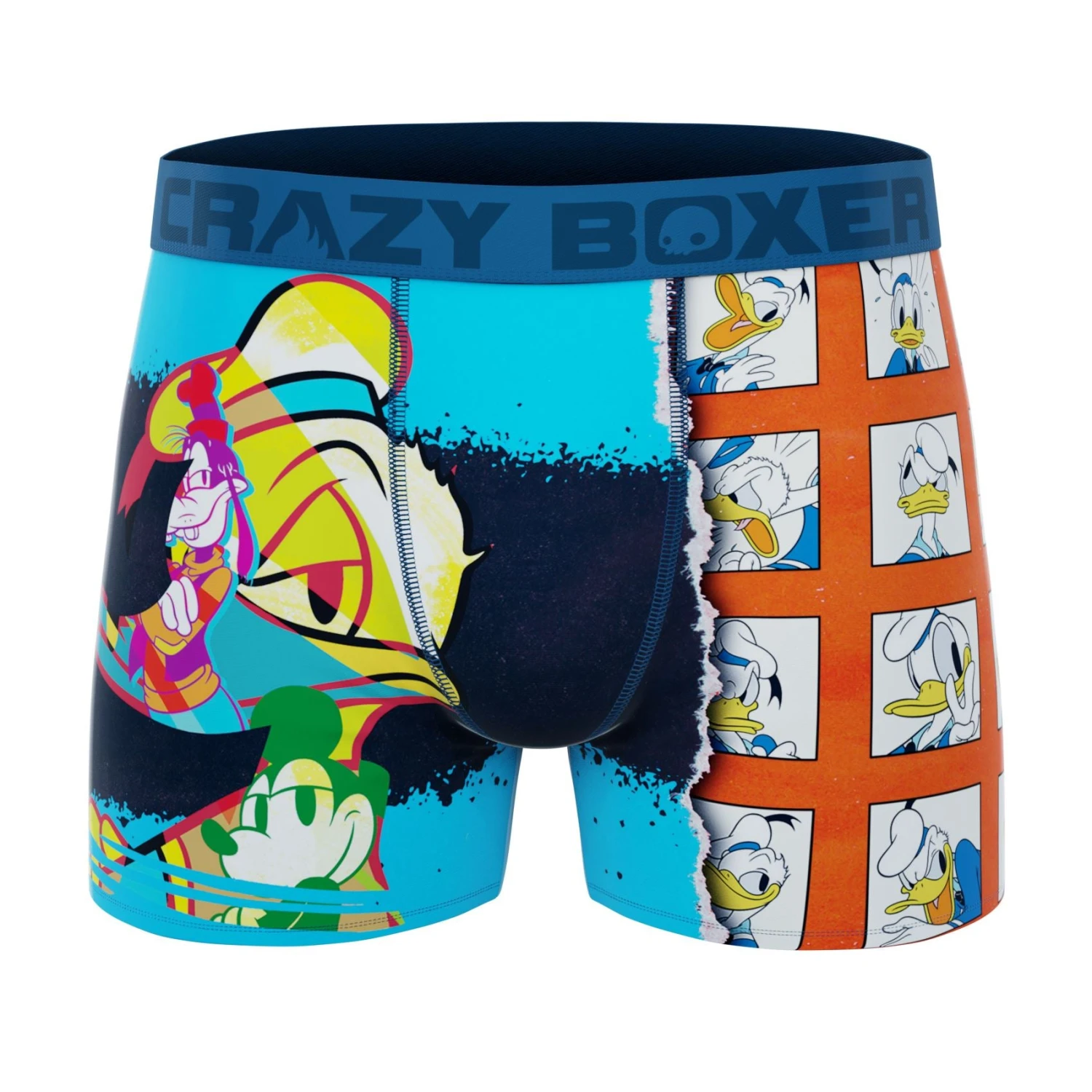 CRAZYBOXER Disney Classic Black Men's Boxer Briefs (5 Pack) 4 CRAZYBOXER Disney Classic Black Men's Boxer Briefs (5 Pack) - Image 4