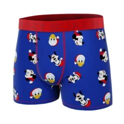 CRAZYBOXER Disney Mickey Donald Xmas Men's Boxer Briefs -Crazy Boxer CBDIS0106NOEL 4