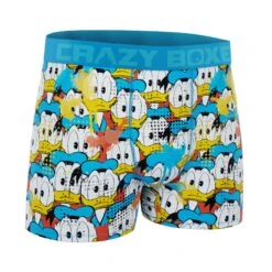 CRAZYBOXER Disney Donald Duck Blue Men's Boxer Briefs -Crazy Boxer CBDIS0107DONA 3