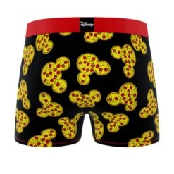 CRAZYBOXER Disney Mickey Pizza Men's Boxer Briefs (Creative Packaging) -Crazy Boxer CBDIS0107PIZZN 2
