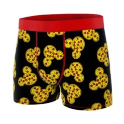 CRAZYBOXER Disney Mickey Pizza Men's Boxer Briefs (Creative Packaging) -Crazy Boxer CBDIS0107PIZZN 4