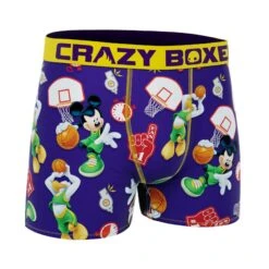 CRAZYBOXER Disney Basketball Men's Boxer Briefs -Crazy Boxer CBDIS0108BASK 3