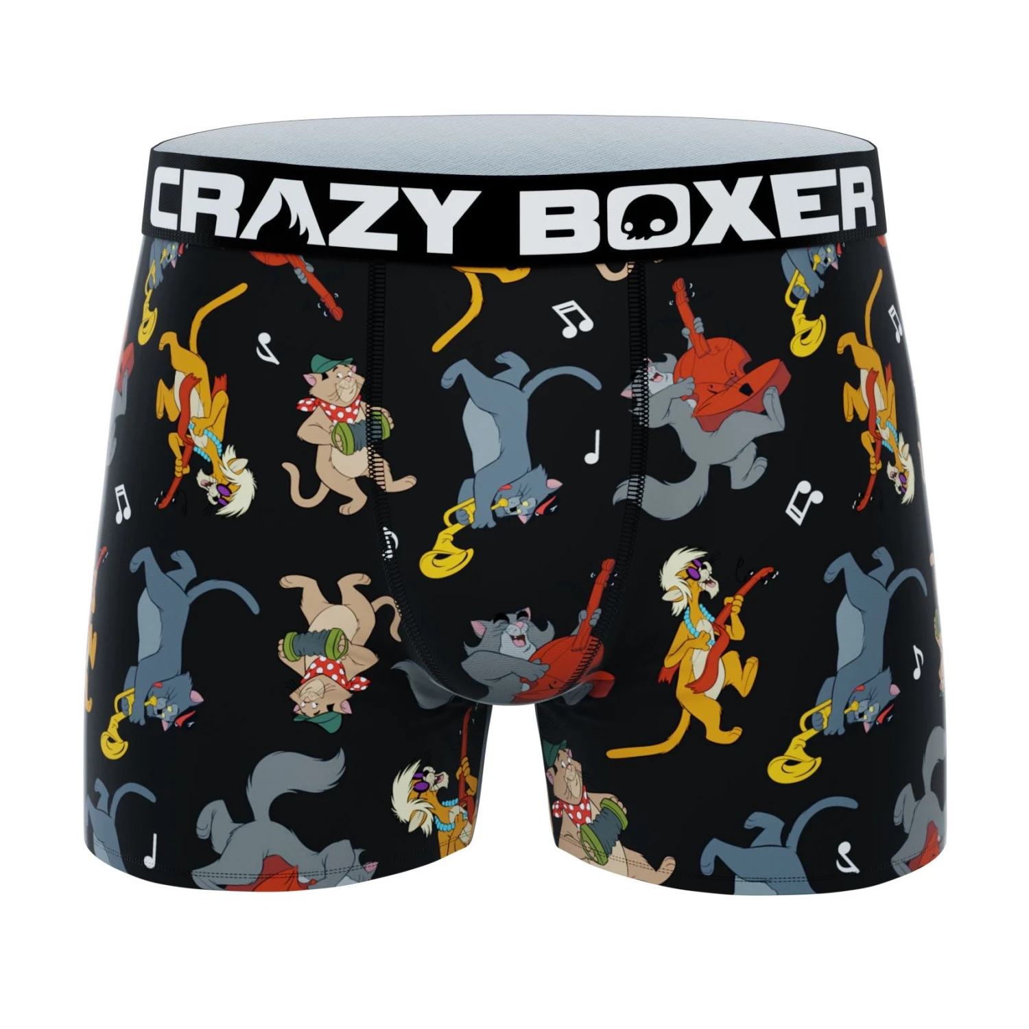 CRAZYBOXER Disney Aristocats Men's Boxer Briefs 1 CRAZYBOXER Disney Aristocats Men's Boxer Briefs