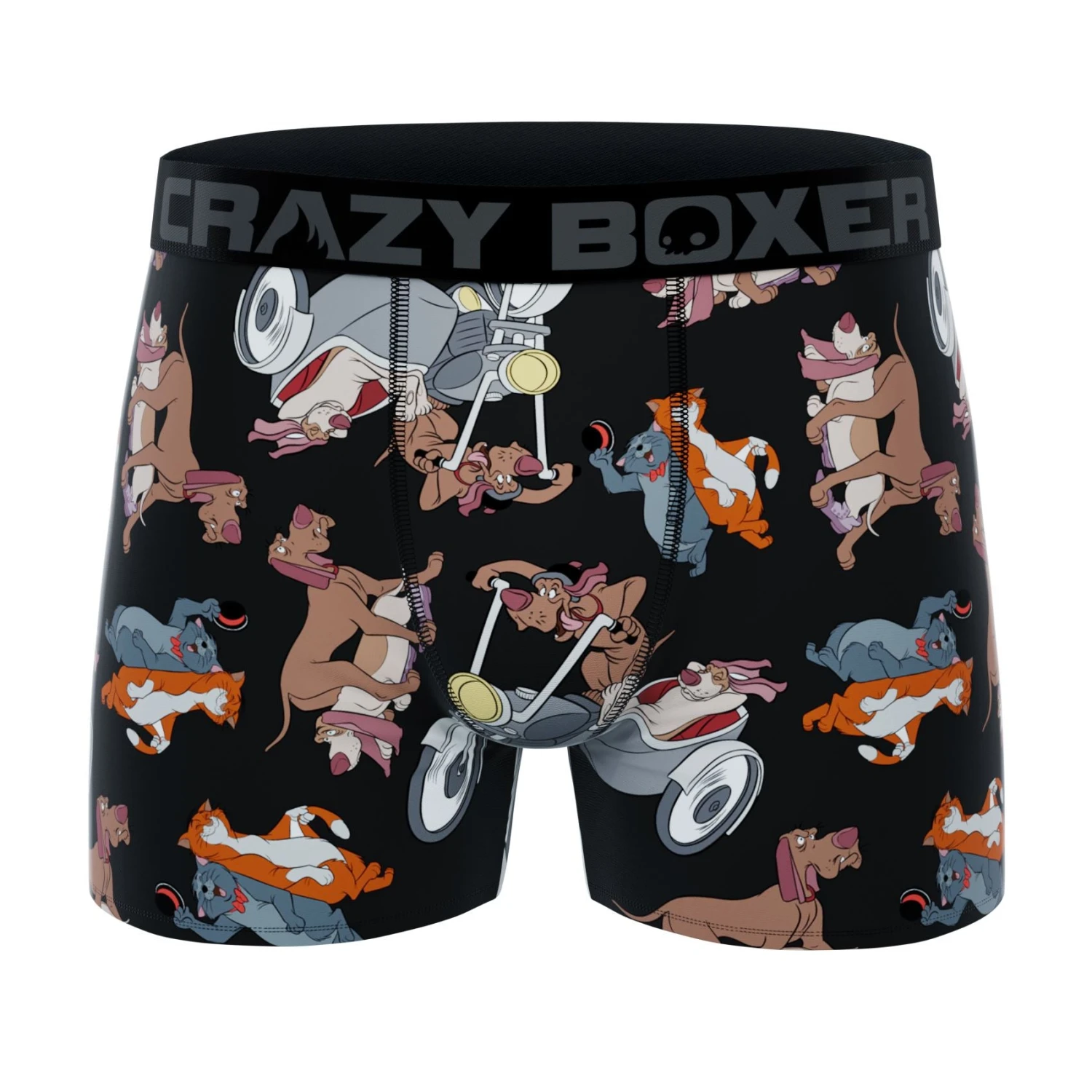 CRAZYBOXER Disney Aristocats Dog Men's Boxer Briefs 1 CRAZYBOXER Disney Aristocats Dog Men's Boxer Briefs