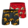 CRAZYBOXER Disney Lion King Men's Boxer Briefs (2 Pack)