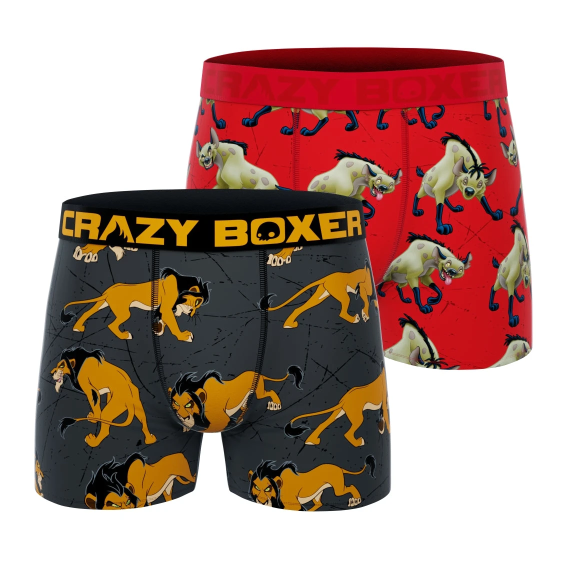 CRAZYBOXER Disney Lion King Men's Boxer Briefs (2 Pack) 1 CRAZYBOXER Disney Lion King Men's Boxer Briefs (2 Pack)