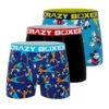CRAZYBOXER Disney Goofy Men's Boxer Briefs (pack 3)