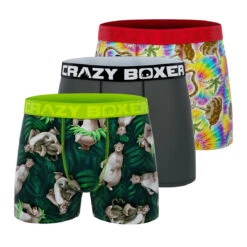 CRAZYBOXER Disney Jungle Book Men's Boxer Briefs (Pack 3)