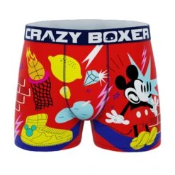 CRAZYBOXER Disney Mickey Mouse Men's Boxer Briefs