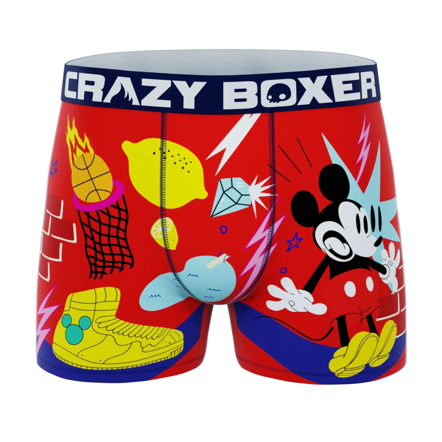 CRAZYBOXER Disney Mickey Mouse Men's Boxer Briefs 1 CRAZYBOXER Disney Mickey Mouse Men's Boxer Briefs