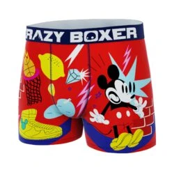 CRAZYBOXER Disney Mickey Mouse Men's Boxer Briefs 7 CRAZYBOXER Disney Mickey Mouse Men's Boxer Briefs -Crazy Boxer CBDIS0109BASK 4
