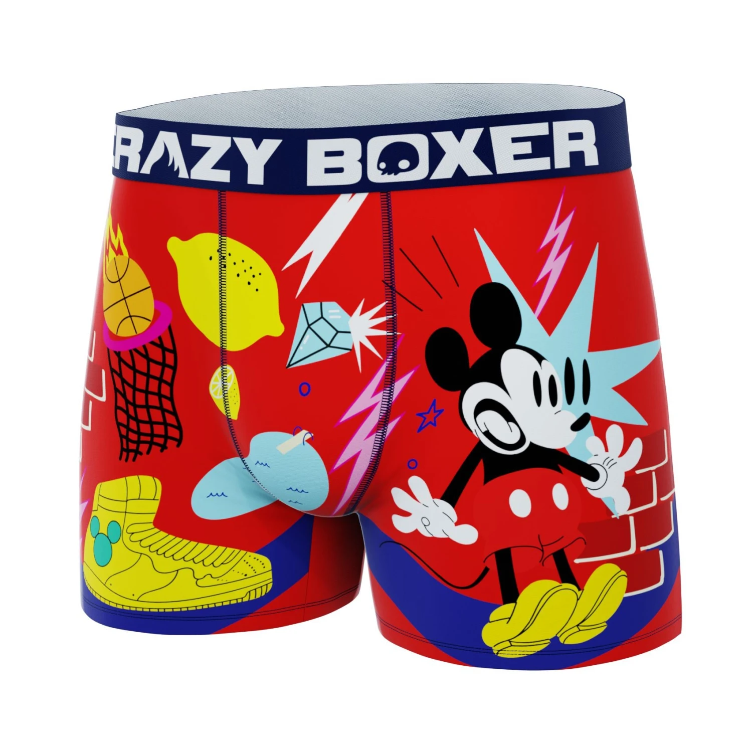 CRAZYBOXER Disney Mickey Mouse Men's Boxer Briefs 4 CRAZYBOXER Disney Mickey Mouse Men's Boxer Briefs - Image 4