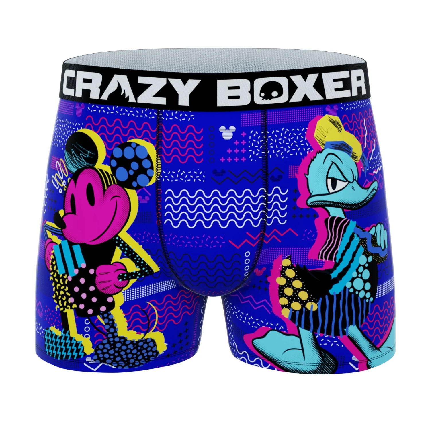 CRAZYBOXER Disney Donald And Mickey Men's Boxer Briefs 1 CRAZYBOXER Disney Donald And Mickey Men's Boxer Briefs