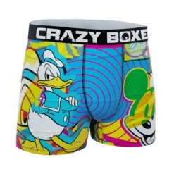 CRAZYBOXER Disney Trippy Men's Boxer Briefs -Crazy Boxer CBDIS0109GRF1 3