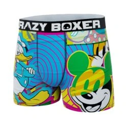 CRAZYBOXER Disney Trippy Men's Boxer Briefs -Crazy Boxer CBDIS0109GRF1 4