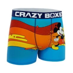 CRAZYBOXER Disney Mickey Mouse Happy Men's Boxer Briefs -Crazy Boxer CBDIS0109PAIT 3