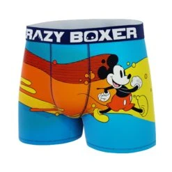 CRAZYBOXER Disney Mickey Mouse Happy Men's Boxer Briefs -Crazy Boxer CBDIS0109PAIT 4