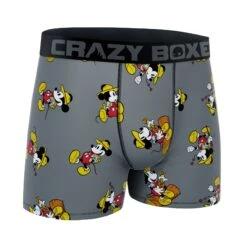 CRAZYBOXER Disney Mickey Outdoor Men's Boxer Briefs -Crazy Boxer CBDIS0110OUTD 3