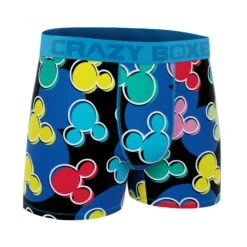 CRAZYBOXER Disney Mickey Heads Men's Boxer Briefs (Creative Packaging) -Crazy Boxer CBDIS0110TETEN 3