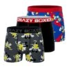 CRAZYBOXER Disney Angry Donald Men's Boxer Briefs (2 Pack)