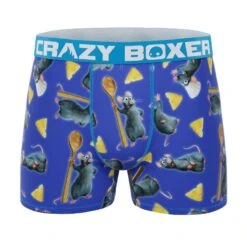 CRAZYBOXER Pixar Ratatouille All Over Men's Boxer Briefs