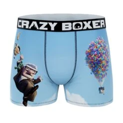 CRAZYBOXER Pixar Up Carl Men's Boxer Briefs