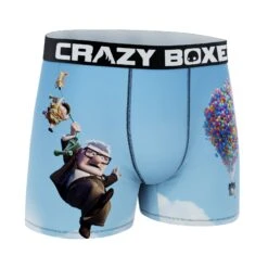 CRAZYBOXER Pixar Up Carl Men's Boxer Briefs 6 CRAZYBOXER Pixar Up Carl Men's Boxer Briefs -Crazy Boxer CBDIS0111UP1 3