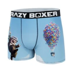 CRAZYBOXER Pixar Up Carl Men's Boxer Briefs 7 CRAZYBOXER Pixar Up Carl Men's Boxer Briefs -Crazy Boxer CBDIS0111UP1 4