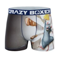 CRAZYBOXER Pixar Ratatouille Men's Boxer Briefs (2 Pack) -Crazy Boxer CBDIS0111X2A2 3