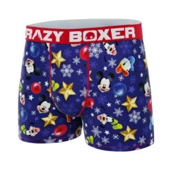 CRAZYBOXER Disney Holiday Characters & Ornaments Men's Boxer Briefs 7 CRAZYBOXER Disney Holiday Characters & Ornaments Men's Boxer Briefs -Crazy Boxer CBDIS01BALL 4