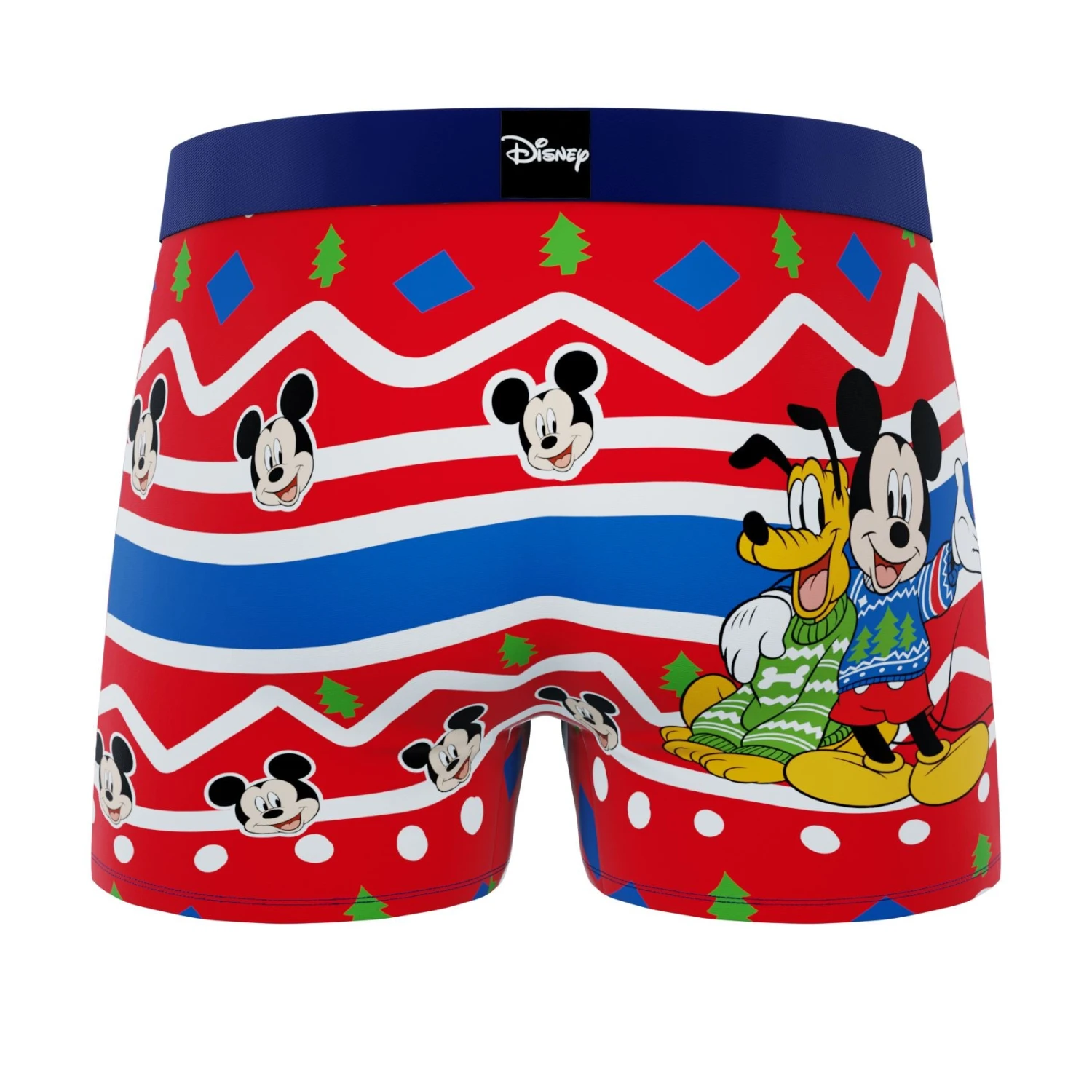 CRAZYBOXER Disney Mickey And Pluto Xmas Men's Boxer Briefs 2 CRAZYBOXER Disney Mickey And Pluto Xmas Men's Boxer Briefs - Image 2