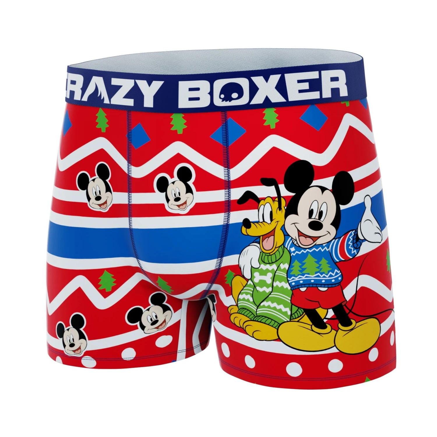 CRAZYBOXER Disney Mickey And Pluto Xmas Men's Boxer Briefs 4 CRAZYBOXER Disney Mickey And Pluto Xmas Men's Boxer Briefs - Image 4
