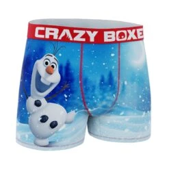 CRAZYBOXER Disney Frozen Olaf Men's Boxer Briefs (Creative Packaging) -Crazy Boxer CBDIS01OLAXN 3