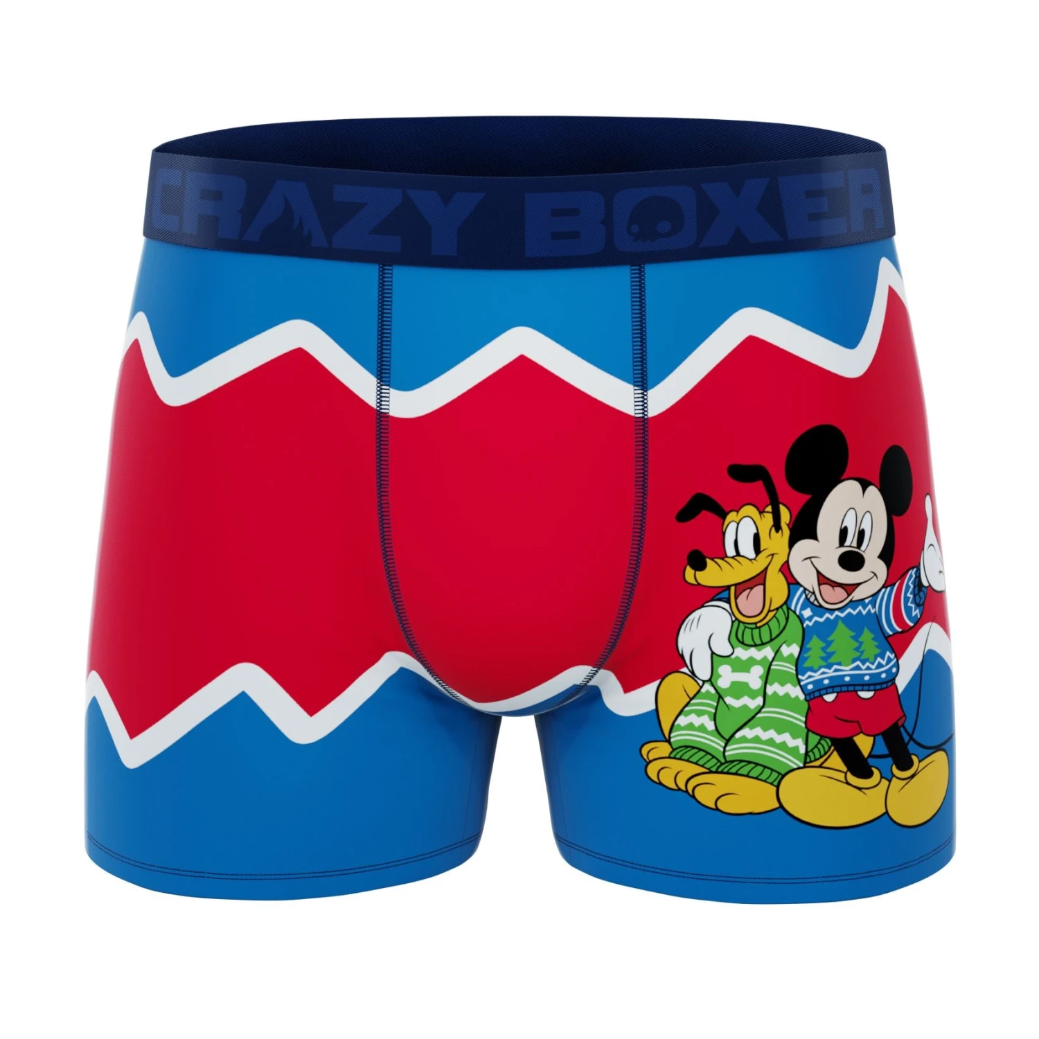 CRAZYBOXER Disney Mickey And Pluto Holidays Men's Boxer Briefs (2 Pack) 2 CRAZYBOXER Disney Mickey And Pluto Holidays Men's Boxer Briefs (2 Pack) - Image 2