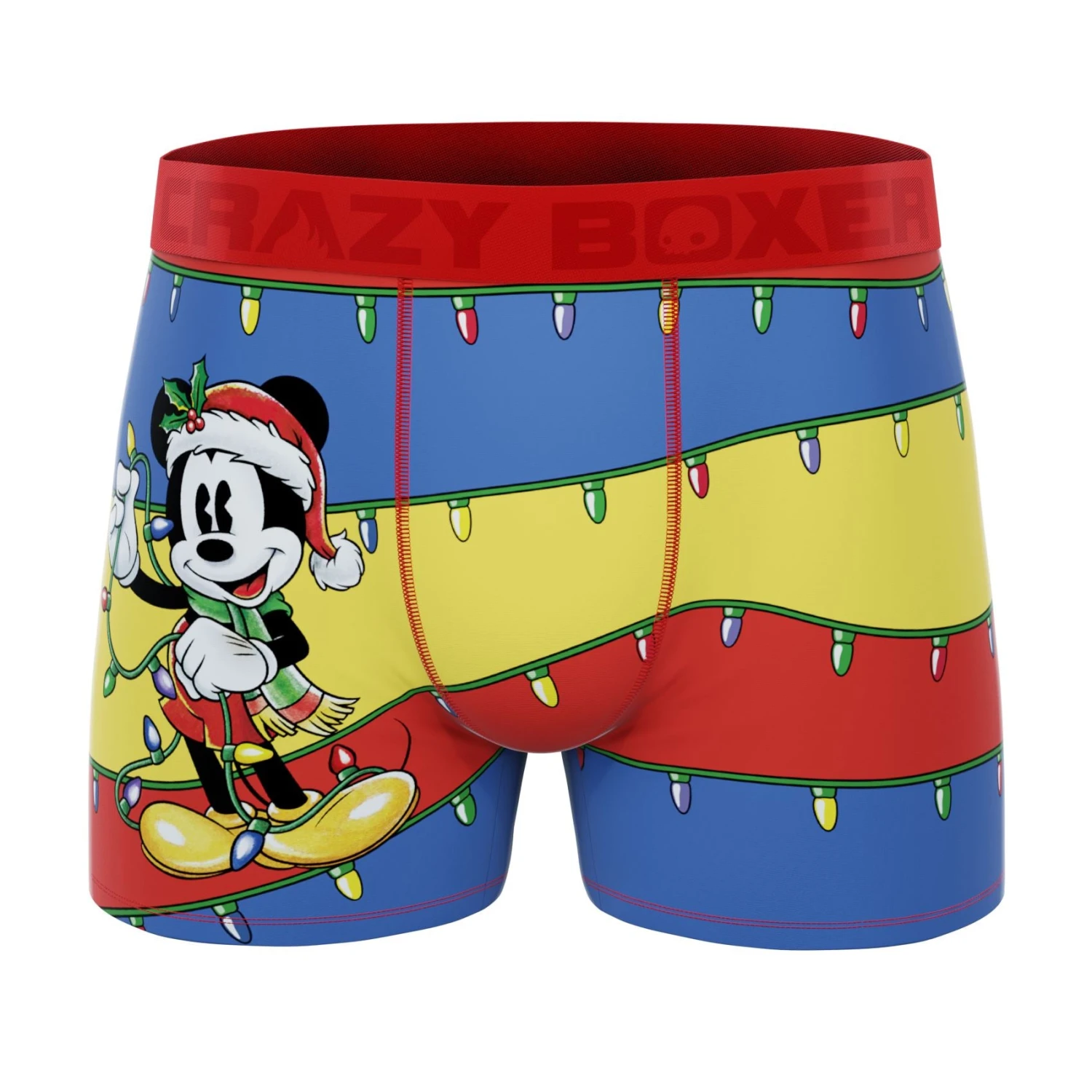 CRAZYBOXER Disney Mickey Xmas Cane Men's Boxer Briefs (2 Pack) 4 CRAZYBOXER Disney Mickey Xmas Cane Men's Boxer Briefs (2 Pack) - Image 4