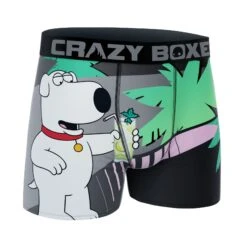 Men's Family Guy Brian Boxer Briefs -Crazy Boxer CBFMG0102BRIA 3