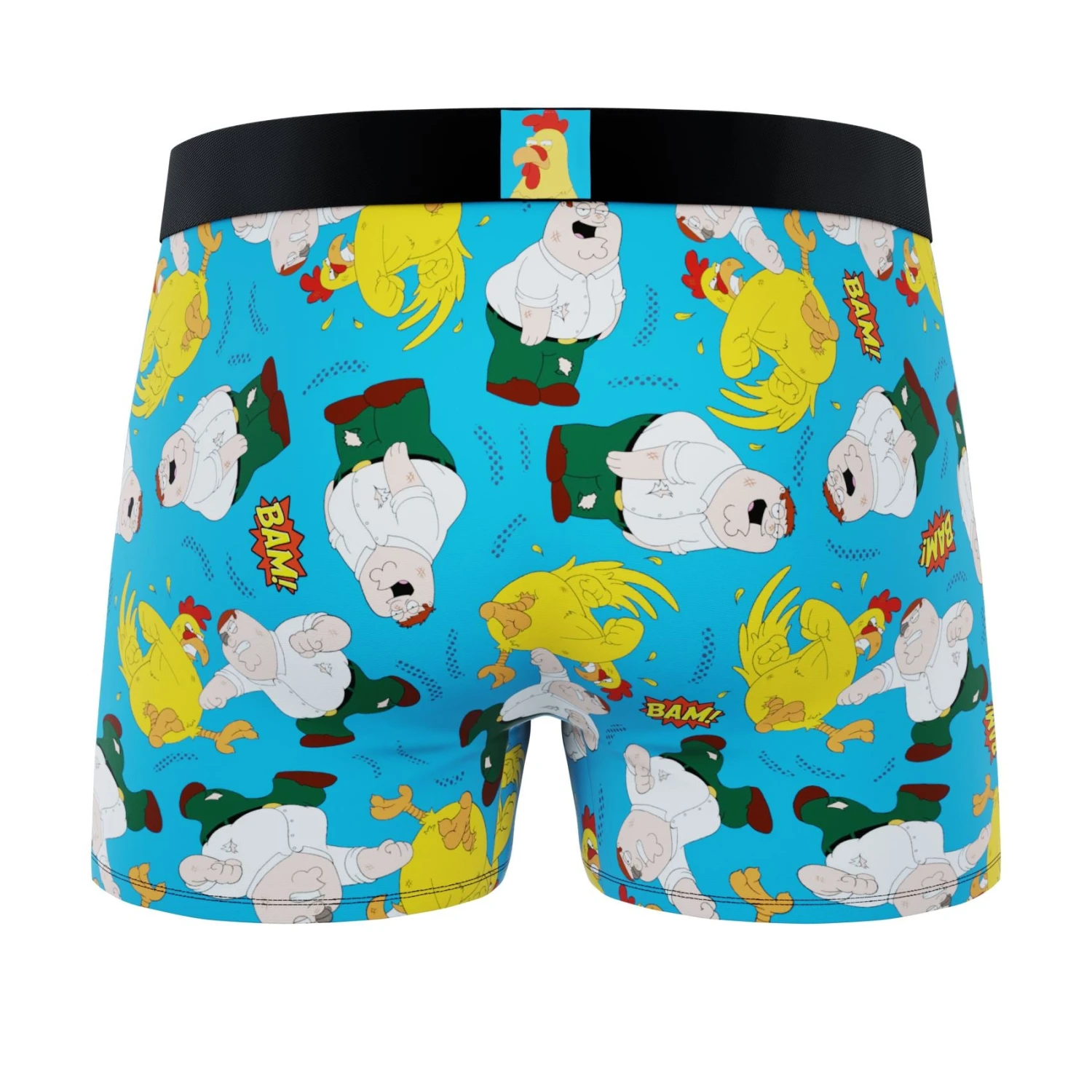 Men's 2-Pack Boxer Briefs - Family Guy - Peter Griffin Vs. Chicken 3 Men's 2-Pack Boxer Briefs - Family Guy - Peter Griffin Vs. Chicken - Image 3