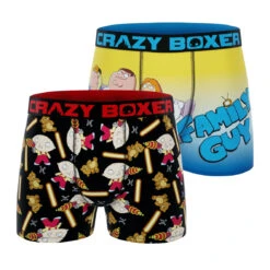 Men's 2-Pack Boxer Briefs - Family Guy - Peter Griffin And Stewie