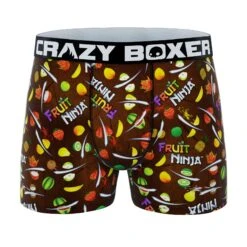 CRAZYBOXER Fruit Ninja All Over Men's Boxer Briefs