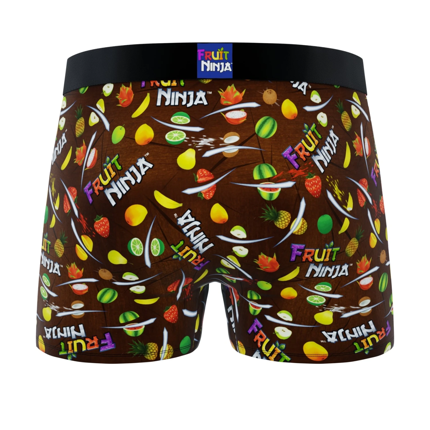 CRAZYBOXER Fruit Ninja All Over Men's Boxer Briefs 2 CRAZYBOXER Fruit Ninja All Over Men's Boxer Briefs - Image 2