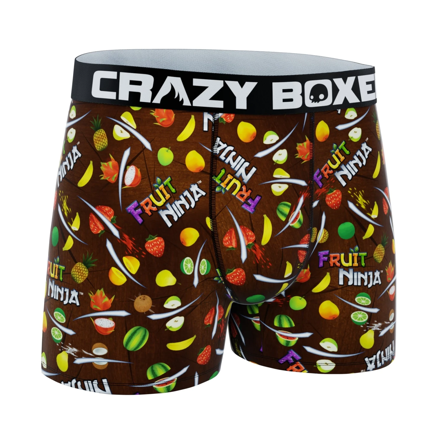 CRAZYBOXER Fruit Ninja All Over Men's Boxer Briefs 3 CRAZYBOXER Fruit Ninja All Over Men's Boxer Briefs - Image 3