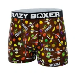 CRAZYBOXER Fruit Ninja All Over Men's Boxer Briefs 7 CRAZYBOXER Fruit Ninja All Over Men's Boxer Briefs -Crazy Boxer CBFRU0101SLIC 4