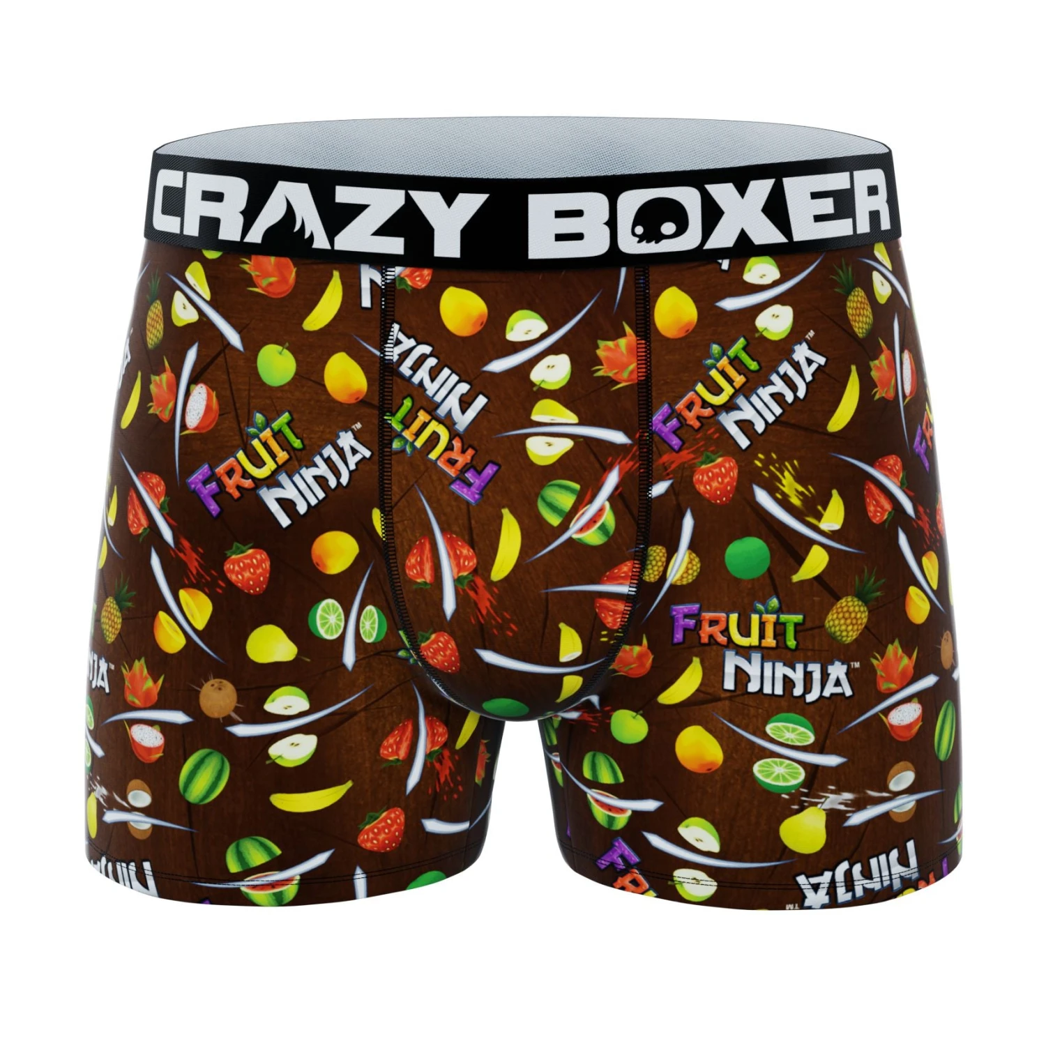 CRAZYBOXER Fruit Ninja All Over Men's Boxer Briefs (3 Pack) 2 CRAZYBOXER Fruit Ninja All Over Men's Boxer Briefs (3 Pack) - Image 2