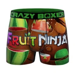 CRAZYBOXER Fruit Ninja Fruits Men's Boxer Briefs (3 Pack) -Crazy Boxer CBFRU0101X3A2 5