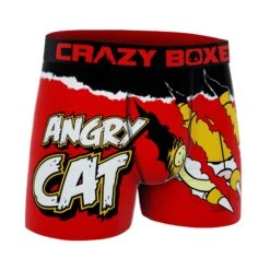 CRAZYBOXER Garfield Angry Cat Men's Boxer Briefs -Crazy Boxer CBGAR0101ANGR 3