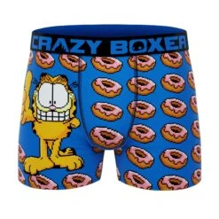 CRAZYBOXER Garfield Donuts Men's Boxer Briefs