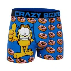 CRAZYBOXER Garfield Donuts Men's Boxer Briefs -Crazy Boxer CBGAR0101DONU 3