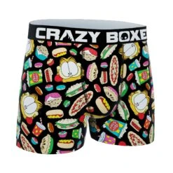 CRAZYBOXER Garfield Food Men's Boxer Briefs -Crazy Boxer CBGAR0101FOOD 3